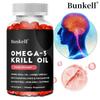 Capsule Molli Omega-3 da Krill Doppio, Integratore di Olio di Krill Antartico, 120 Capsule Molli, Fornitura per 60 Giorni