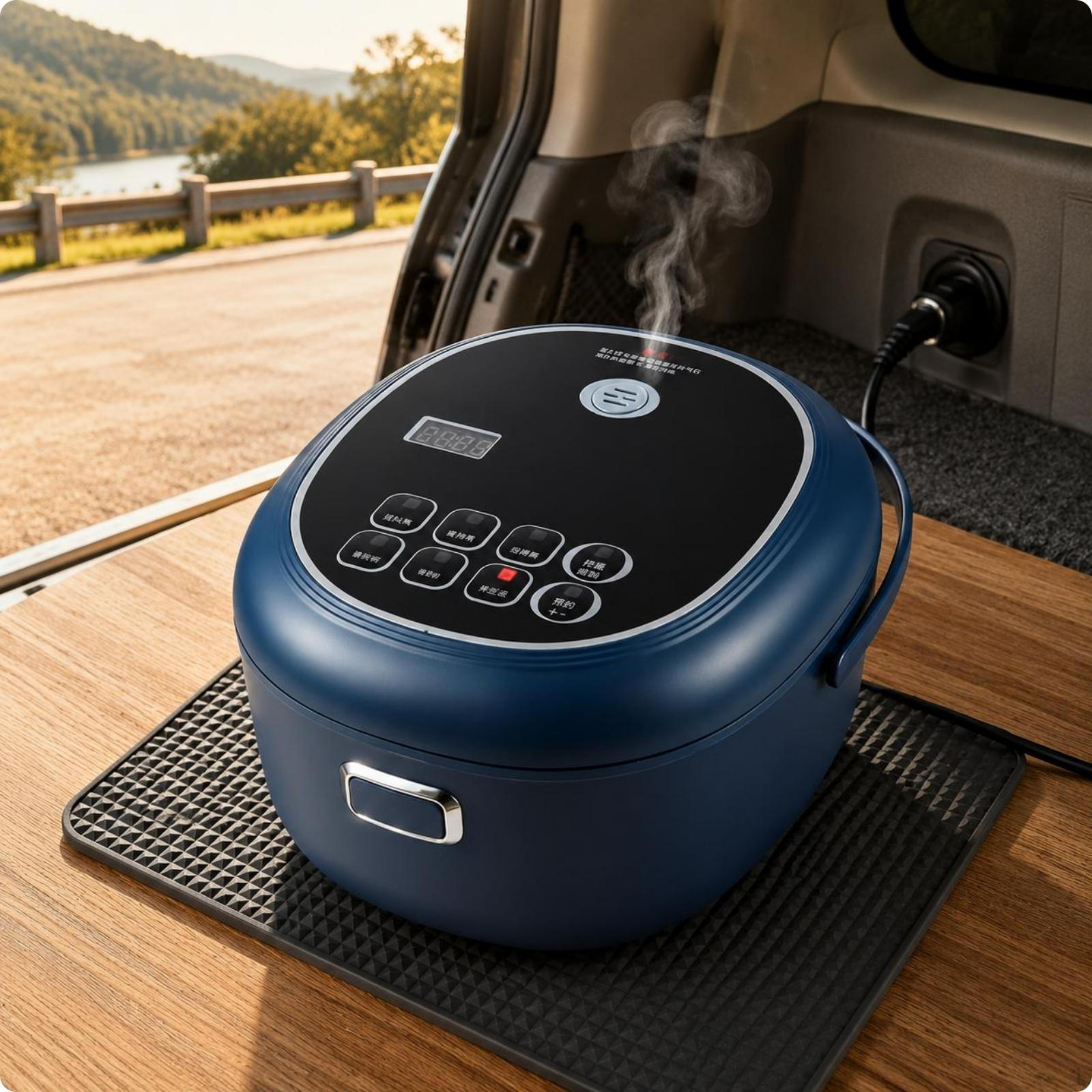 Portable Rice Cooker Road Trips Compatible