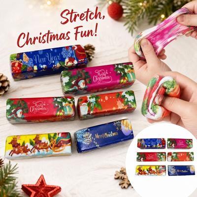 Christmas Slow Rising Toy, Stretchable and Moldable Stress Gift for Adults and Kids