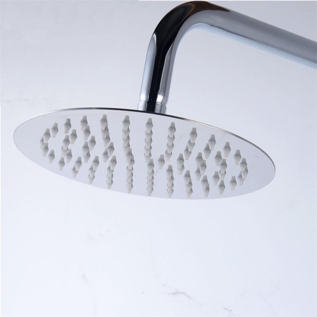 Buy Charm Bathroom Rain Round Shower Head Water-saving RGB Light 8 Inch ...