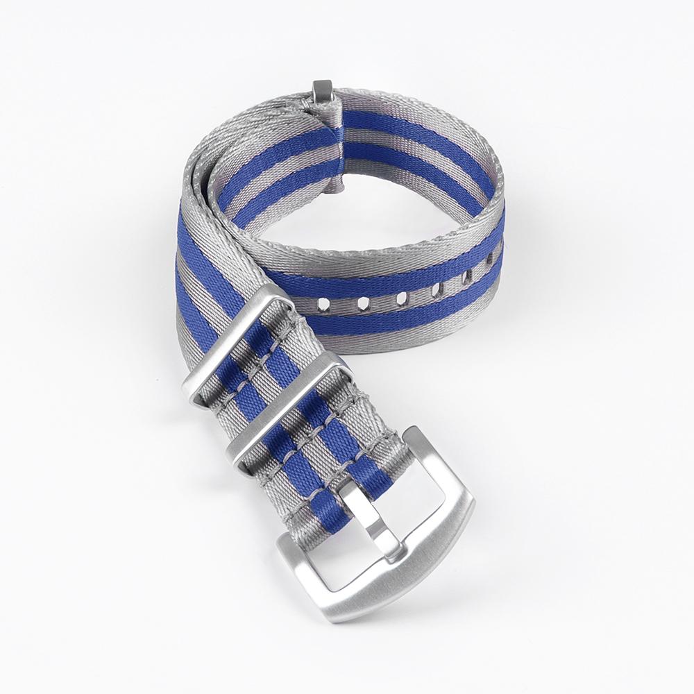 Nailono drobės laikrodžio dirželis 20mm 22mm for Omega 007 Karinis Sportinis Apyrankė Didelio Tankio Austa Juosta Vyrams Moterims Apyrankė for Seiko 5
