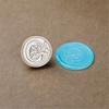 Sealing Wax Stamp Coppers Seals + 1Piece Wood Handle,Vintage Wax Seal Stamp Set for Envelops,Cards,Gift Wrappings
