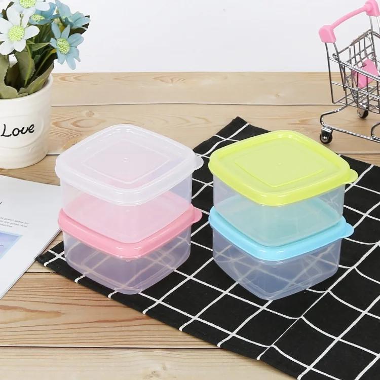 1 Pz 250ML Plastica Contenitore per Alimenti Fresco Organizzatore Scatola Colore Casuale