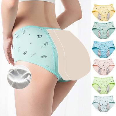 Dívčí menstruační kalhotky se středním pasem dámské kalhotky kalhotky s plným bokem