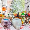 Totenkopf Kerzenständer Form Aromatherapie Behälterform Kerzenhalter Silikonform Teelichtformen Halloween Dekorationen