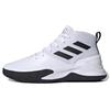 Adidas OwnTheGame Mesh, Synthetic Leather Slip Resistant Abrasion Resistant Mid top Performance Basketball Shoes Men's EE9631(Team242-)