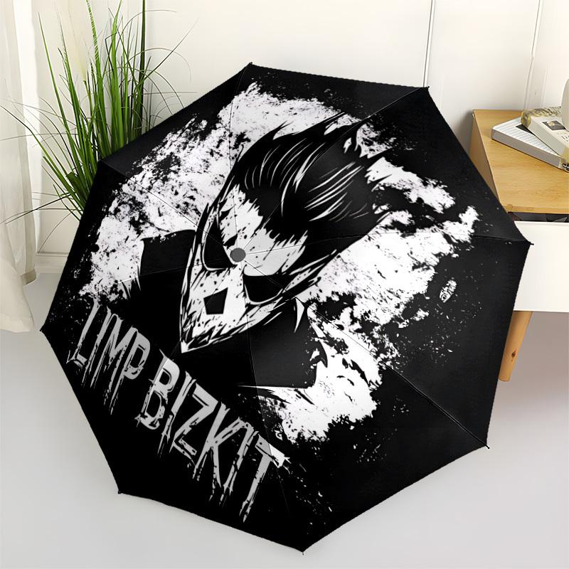 

1PC Limp Bizkit Automatic Open/Close Umbrella, 8-Rib Sturdy Frame, Durable Canopy, Highquality Construction, Fashion Lovers yy250920061