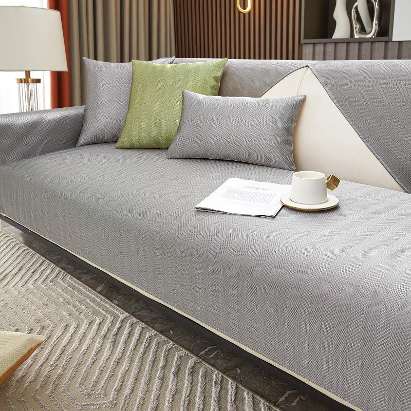 

Прохладная подушка для дивана из ледяного шелка, летняя подушка для сиденья для лета, нескользящий чехол для дивана, новинка 2024, тканевый чехол для подушки 70*70