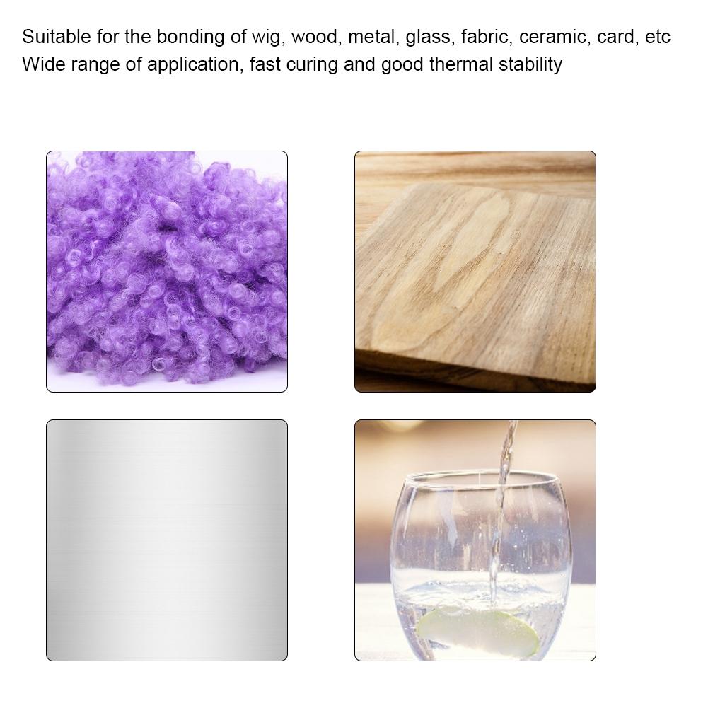 12Pcs Professional Wig Hair Extension Hot Melt Glue Adhesive Sticks Hair Styling Tool Black