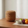 Rattan Storage Box Rustic Design Woven Fruit Bowl Versatile Weave Decorative for