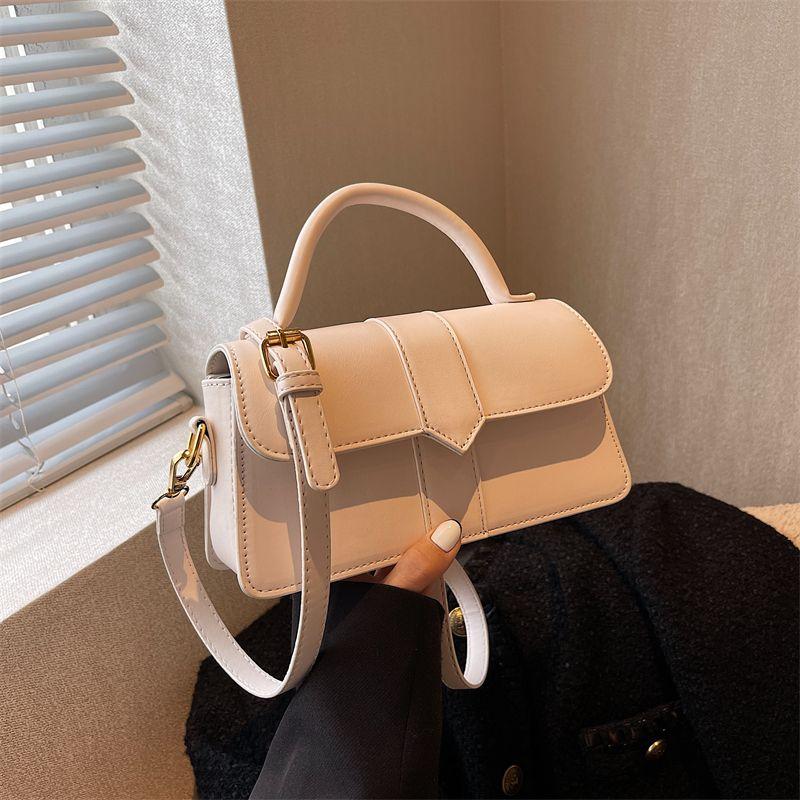 Women's Bag 2024 Fashion Niche Crossbody Bag Retro Hundred with Small Square Bag Shoulder Bag Bag Rectangular Bag