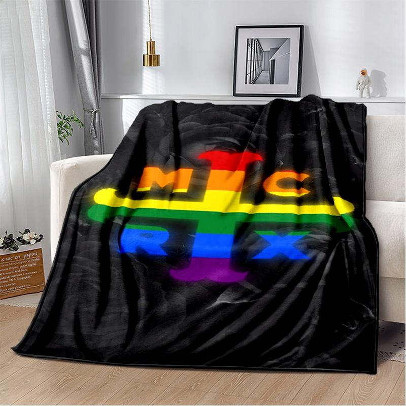 3D My Chemical Romance Band Gerard Way Soft Plush Blanket,Flannel Blanket Throw Blanket for Living Room Bedroom Bed Sofa Cover