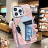 Shellfish cherry for apple 17 mobile phone case iphone16 flower mirror 15promax high definition makeup mirror
