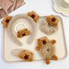 Capybara Headband Furry Hair Tie Cute Capybara Hair Clip Furry Headwear BB Clips Hair Accessories Birthday Gift for Girls Party