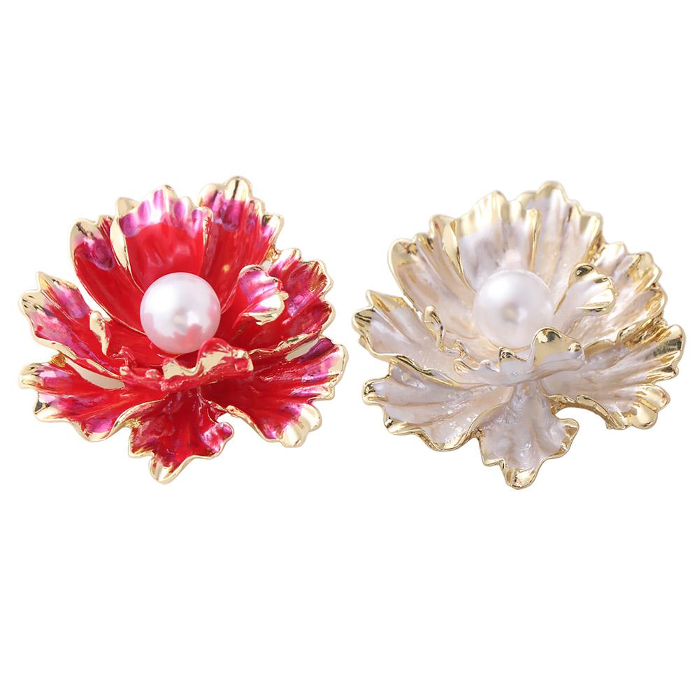 High-end Peony Brooch Pins Vintage Large Flower Badge Pin Flower Brooches  Girls