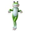 Planter Pot Frog Statue Cartoon Frog Figurine Resin Animal Sculpture Outdoor Garden Flower Pot Hugger Ornament Decoration