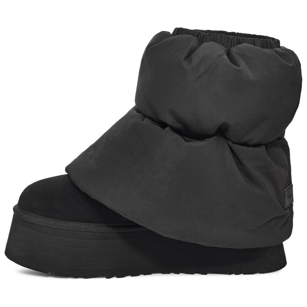 (WMNS) UGG Classic Mini Dipper Puffer Boots Black Women s 1158275-BBLC EU 37