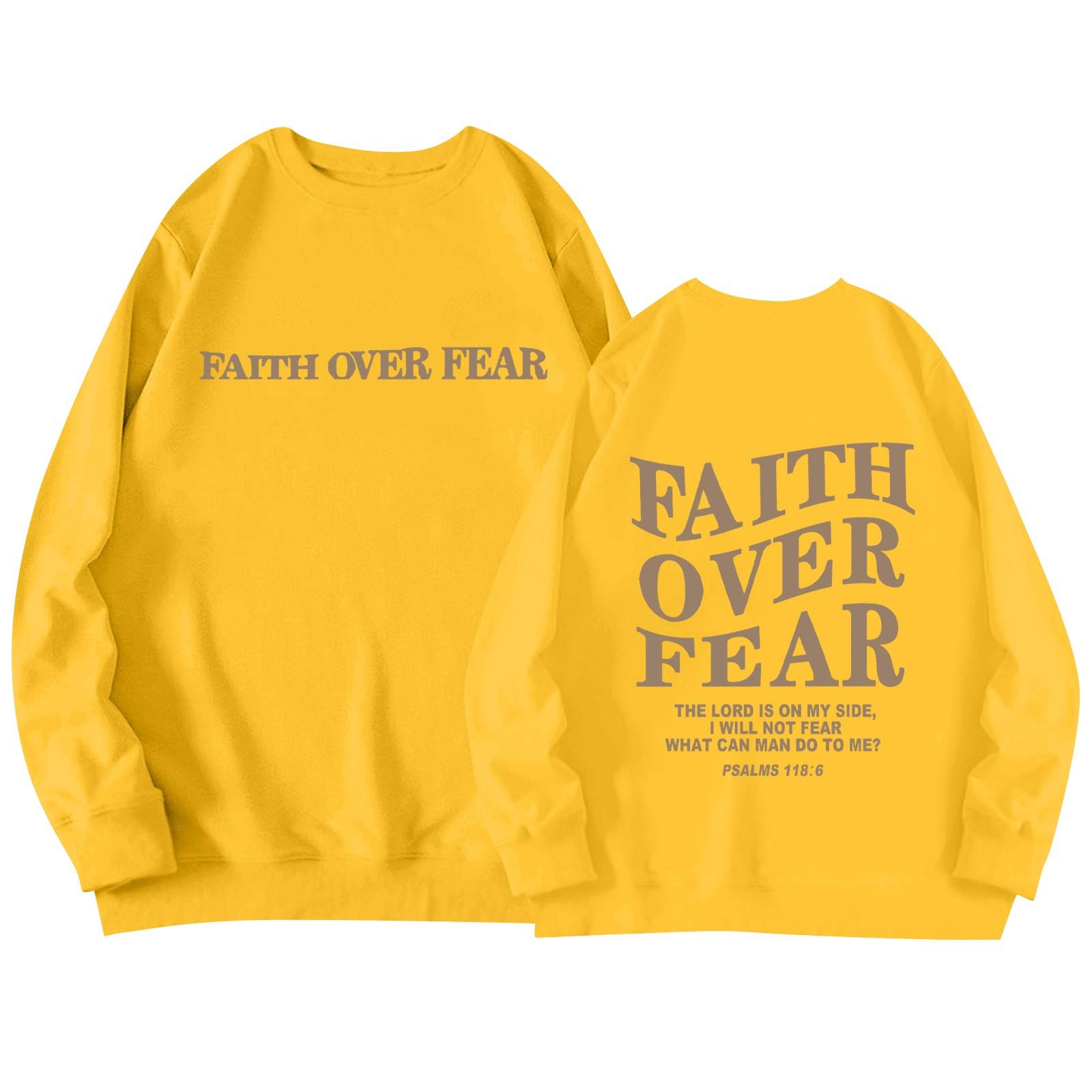 

Унисекс Длинные рукава Повседневный однотонный круглый вырез Толстовка Топ XXL жёлтый