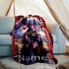 Personalized Custom Name Blanket - Genshin Impact Ayaka Kamisato Print Design,Blanket for Sofa,Bed,Travel,Camping - Soft and Warm, Great Gift