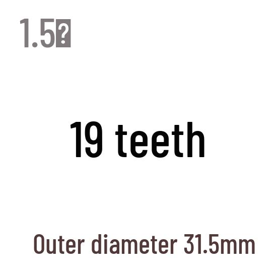 1,5M Modul Stirnrad, 13-120 Zähne, Stahl Zahnstange, 45 Stahl, Wärmebehandelt