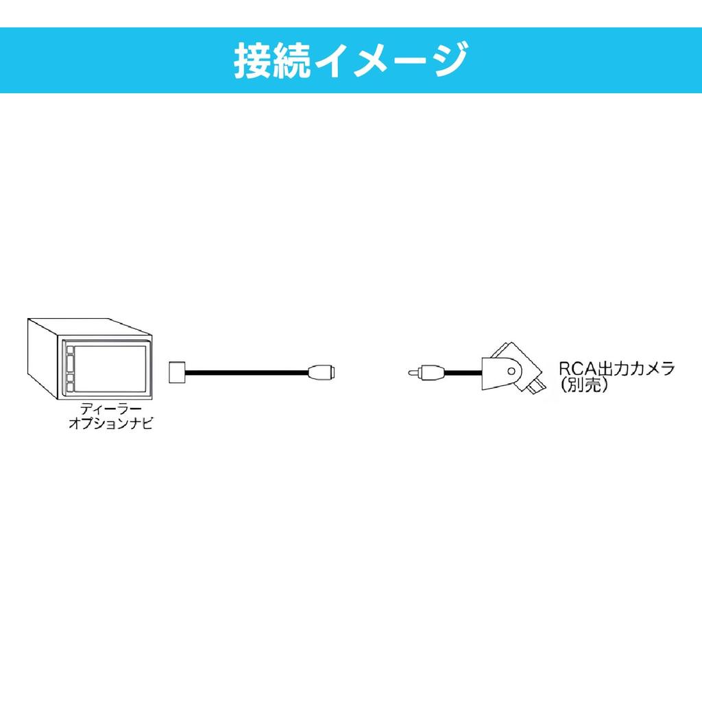 Backup Camera Adapter for Toyota Dealer Option Navigation BC5 Beat-Sonic