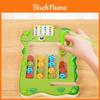 Holz Grüner Dinosaurier Farbe Laufspiel Brett Kinder Puzzle Spielzeug für Kleinkind Frühes Lernen und Hand-Auge-Koordination