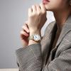 Orologio da polso al quarzo impermeabile Beroz con coppia di anziani luminosa per uomo e donna