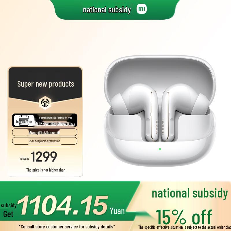 

Xiaomi Buds 5 Pro Noise-Cancelling Bluetooth Earbuds