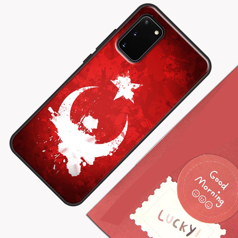 Republic of Turkey Realistic Flag Phone Case For Samsung Galaxy S25 S26 Ultra S20 S21 S22 S23 S24 Plus S9 S10 S25 FE Cover Shell