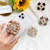Creative Rhinestone Airbag Bracket Wind Desktop X-Type Luxury Gem Paste Foldable Lazy Bracket