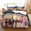 3 In 1 Sakurajima Mai Themed Bedding Set Cute Actress Design Breathable Fabric Bedroom Gift Print Stylish Home Decor