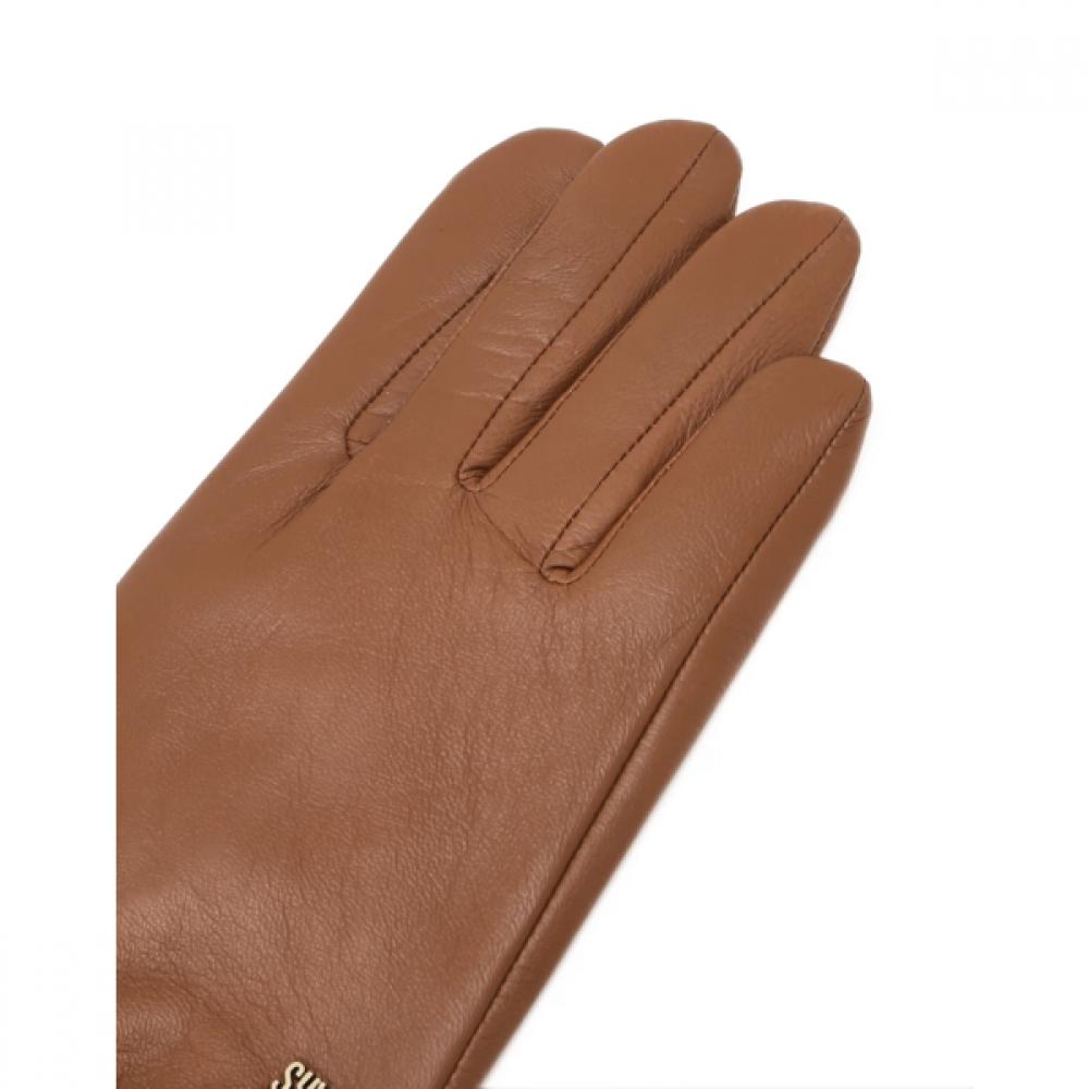 DakS Men S claSSic Logo Leather gloveS Brown Dcgv6f002w2