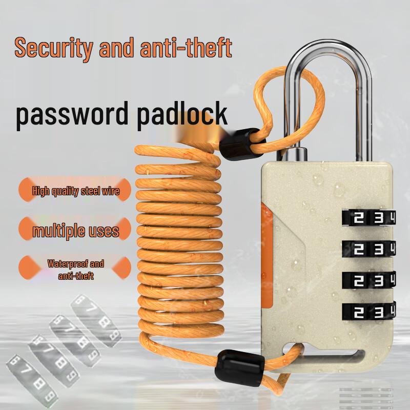 HOTUN Mini Combination Padlock for Luggage and Cabinets