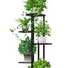6 Tier Display Shelf Flower Pots Rack Plant Stand Potting Ladder Planter Stand Heavy Duty Storage Shelving Rack for