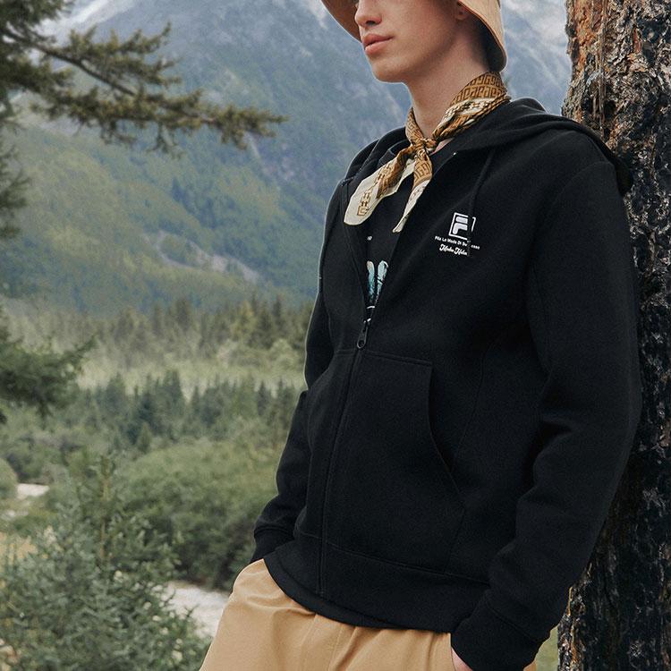 New FILA Jackets & Coats Men's Jet Black F11M248504FBK