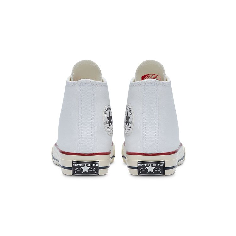 Converse Chuck 70 Vintage Canvas High PS White Garnet Kids Sneakers Egret 368984C
