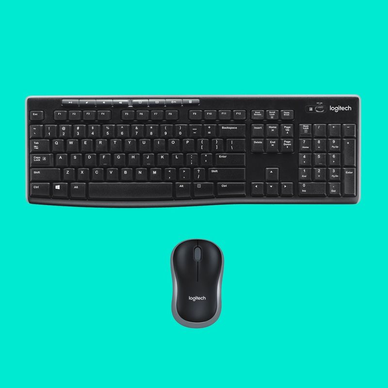 Logitech MK270 Wireless Keyboard and Mouse Combo Black