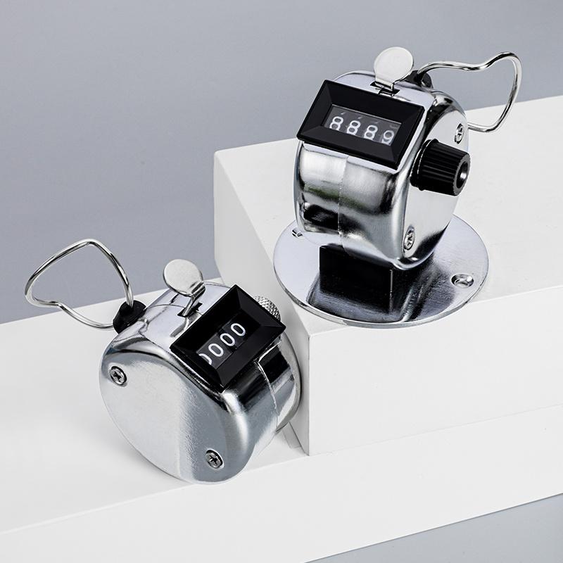 NOU Contor digital manual Numărătoare manuală Golf Clicker Contor de antrenament Număr cu 4 cifre Contor manual de mână Mini Mechani