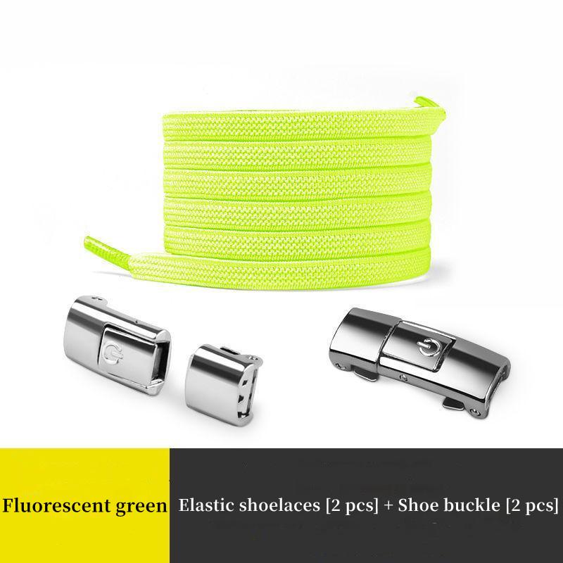 1 para leniwa klamra do sznurowadła elastyczna elastyczna mężczyźni i kobiety poszerzona płaska sznurówka nie muszą wiązać stałego artefaktu