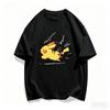 Summer Pok mon Anime Pikachu Cotton Oneck Printed Tshirt for ChildrenAdults Harajuku Casual Versatile Short Sleeve Y2K Top