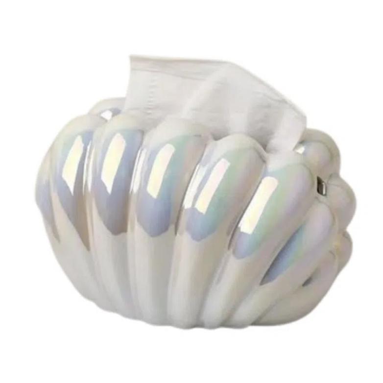 Nordic Ceramic Tissue Box Creative Storage Container Napkin Paper Box  Tabletop Decoration