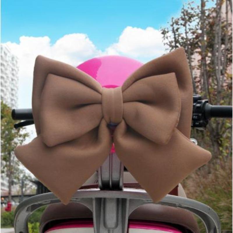 1pc Bow Helmet Decoration Cute Bow Ornament for Motorcycle Electric Bike Ski Helmet Riding Accessories for Women