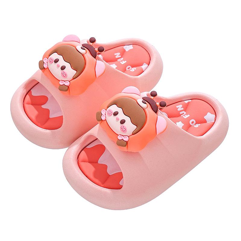 Summer Children's Sandals Boys and Girls Non-Slip Bathroom Shower Parent-Child Soft Sole Big Kids Beach Sandals