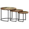 VidaXL Tables gigognes 3 pcs Bois de récupération massif