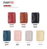 Baellerry Women's Crocodile Pattern Card Holder Coin Purse: Korean Style Fashion Wallet with Large Capacity and Multi-Card Slots
