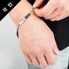 Glory_Arden [Unisex] Engraved Unisex Bar-6*45 Bracelet 1 / Ghmb-131