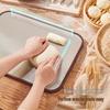 ecoco Large Double-Sided Ebony & Stainless Steel Cutting Board