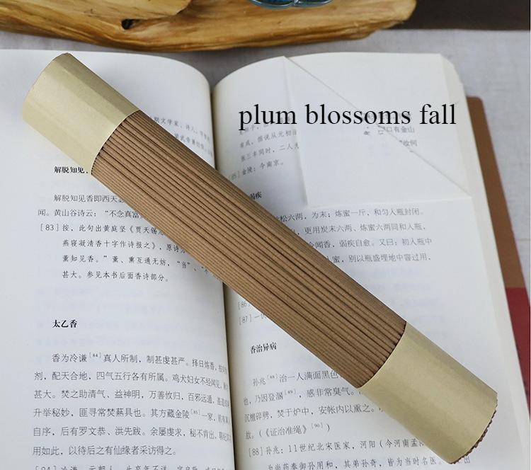 

100g Ancient Method Incense Sticks Goose Pear Tent Is Fragrant Ambergris Temple Tea Room Indoors Purify The Air Soothe The Mind plum blossoms fall