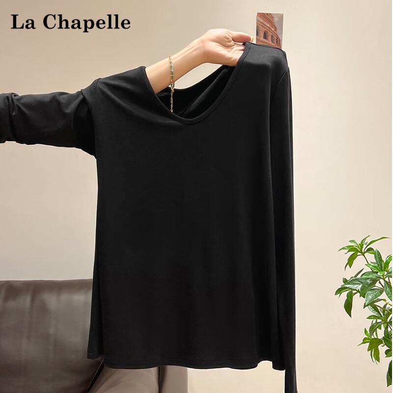 La Chapelle Women s V-Neck Long Sleeve T-Shirt M