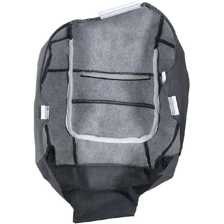 Driver Side Bottom Replacement Cloth Seat Cover Gray Compatible with Ford F150 XLT 2001 2002 2003